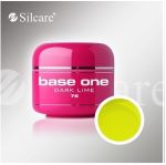 78 Dark Lime base one żel kolorowy gel kolor SILCARE 5 g